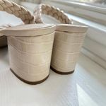 Dolce Vita Braided Sandal with Croc Embossed Heel Size 9.5 Photo 4