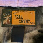 Vintage Fleece pink and camo quarter zip hooded sweatshirt Photo 3