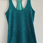 Lululemon Womens Size 6 Teal Racerback Tank Top Classic Run Active Minimalist Photo 0