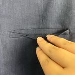 Diane Von Furstenberg  navy Linen Wide Leg Pants size 6 Photo 5