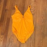 ANDIE  The Bonita‎ One Piece swimsuit wide rib tangerine size L NWT Photo 1