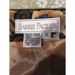 Vintage Barrie Pace Silk Floral Bandana Skirt Size 10 – Made in Korea, Back Zip Photo 5