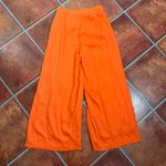 Free People  Orange Wide Leg Flowy Pants Size 0 Photo 5