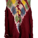 Advance Apparels Red Blue Yellow Green Boho Sleeveless Top Free Size Size undefined Photo 0