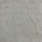 HD in Paris  Anthropologie White Silk Shadow Pane V Neck Blouse Tank Top - Size 2 Photo 2