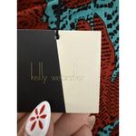 Kelly Wearstler Skirt Womens Large Tigress Crouching Tiger Jersey Ruched New Orange Photo 2