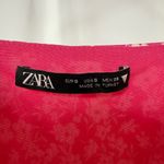 ZARA  Printed Corset Bodysuit in Pink‎ White Size Small Photo 6