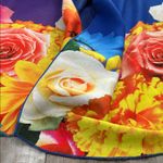 Gorgeous Bold Floral cashmere scarf Nepal Pink Photo 4