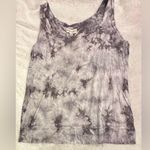 Knox Rose XL Tank Top Gray Tie Dye Flowy Casual Beach Vacation Sleeveless Shirt Photo 0