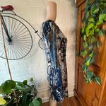 Connected Apparel multicolor abstract print bodycon dress size 6 EUC Photo 2
