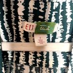 Anthropologie  Ett Twa Safari romper green white stripes buttons shorts 0 Photo 2