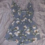 Floral Cut Out Romper Multi Photo 3