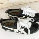Onitsuka Tiger Mexico 66 Sneaker Women 5.5 Black White Leather Suede 1183C102 Photo 2