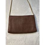 Etienne Aigner Vintage  Woven Brown Crossbody Shoulder Handbag Photo 7