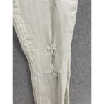 Pistola  Women's Denim Jeans Distressed Skinny Size 29 Solid White Ankle Zip Photo 11