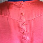 Forever 21 Long Sleeve Crew Neck Satin Orange Top Photo 1