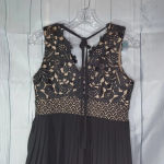 Heartloom  Anthropologie Black sheer and lace fit& flare dress Photo 9