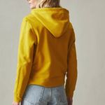 American Giant Full Zip Hoodie Mustard Yellow Fleece L Made in USA Size L Photo 6