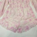 Tularosa  Jordan Romper in Fuchsia Tie Dye XXS Photo 10