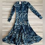 Ralph Lauren Polo  Shabori Patchwork Rowie Long Sleeve Dress Blue XS NWT Photo 4