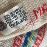 Vintage Retro Steffner Ski Headband Pure Pool White and Red Knit Ear Warmer Photo 10