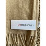 Liz Claiborne  Caramel Heather Cashmere Like Fringe Scarf Accessory‎ NEW NWT O/S Photo 2