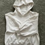 Abercrombie & Fitch 3/4 Sleeve White Hoodie Photo 0
