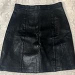 Black Leather Skirt Photo 0