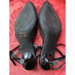 Madden Girl Black Strappy Mesh Heels with Rhinestones size 10 Photo 6