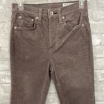 Rag and Bone Nickle Gray Skinny High Rise Corduroys Photo 2