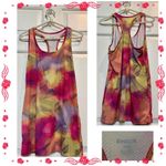 Reebok  athletic pink multi color tank top - Abstract Design - Size Medium Photo 1