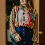 Anthropologie Conditions Apply Retro Peasant Blouse Size XS NWOT Photo 0