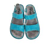 Alegria Verona Aqualita Turquoise Blue Sandals Size 40 9.5 Photo 4