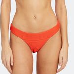 Mara Hoffman NEW Kay Low Rise Bikini Bottom, Orange, Large Photo 0