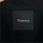 Theory  Black Clairene Jackson Faux Fur Jacket Coat Large Photo 3