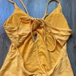 AQUA Lace Up Plunge One Piece Swimsuit Size M NWT Photo 8