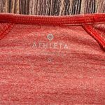 Athleta  Sz Small Pink Orange Long Sleeve Scoop Neck Athletic Shirt Active Gym Photo 1