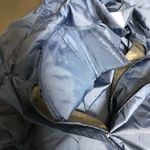 Vintage Aqua Skeen Long Lightweight Parka Raincoat Navy Blue size Petite Medium Photo 5