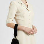 30s HARRY ROSENFELD ORIGINAL Vintage RARE Black Suede Mini Purse Wristlet Photo 0