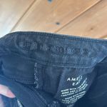 American Eagle  super high-rise black jeggings distressed knee skinny jeans Photo 8