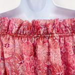 MISA Los Angeles Danae Dress Washed Rose Lilac Floral Off The Shoulder Mini Photo 7