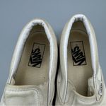 Vans White Distressed Grunge Slip-on Shoes US Unisex Canvas Sneakers 508731 Photo 7