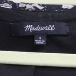 Madewell  Black Woodland Mini Dress Sz 4 Photo 4