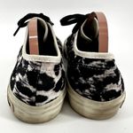 J.Crew Seavees Legend Velvet Sneakers Lace Up Platform Black Leopard 7 Photo 5