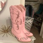 Pierre Dumas  Pink Cowgirl Boots Photo 1