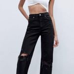 ZARA - hi rise Wide Leg - Jeans - Full Length Size 8 Photo 0
