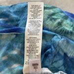 Chico's Vintage  Dandelion Blue Multi-Color Front Bow Double Strap Tie Blouse Photo 12