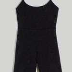Madewell  black biker short women’s romper athletic Photo 0