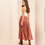 Anthropologie Kaley Shimmer Maxi Skirt Photo 3