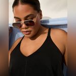 Cacique Lane Bryant SWIM by  No-Wire Three-Tier Tankini Top Black Size 22 Photo 4